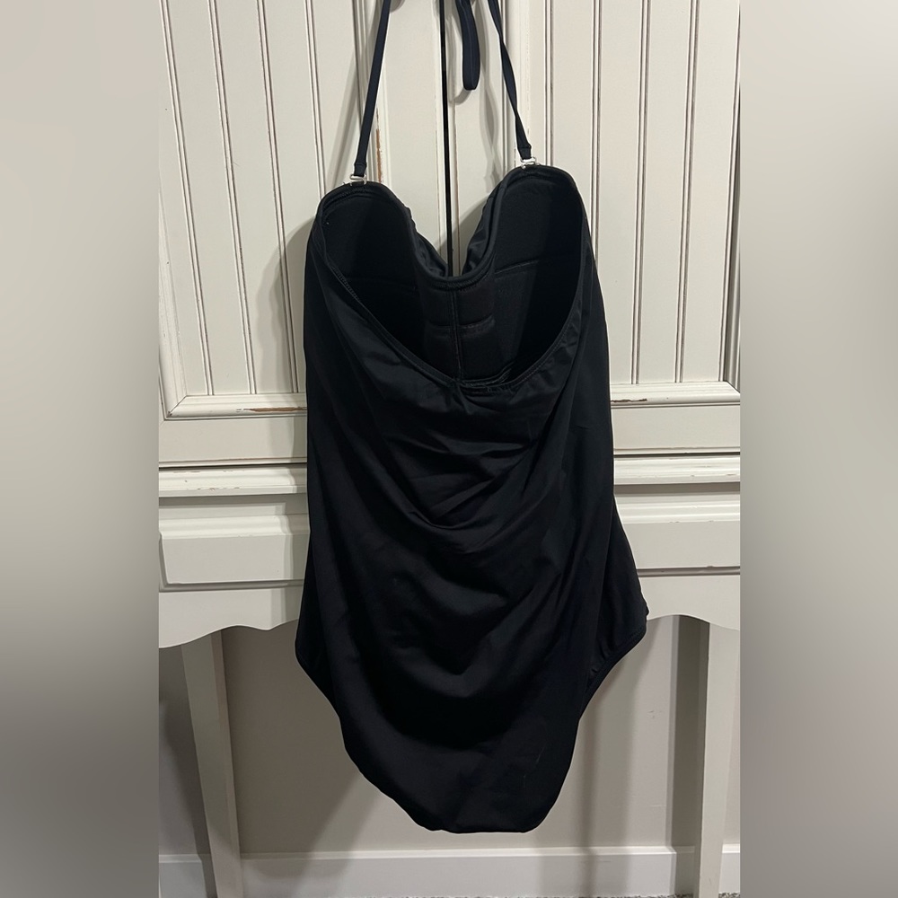 Black one piece swimsuit